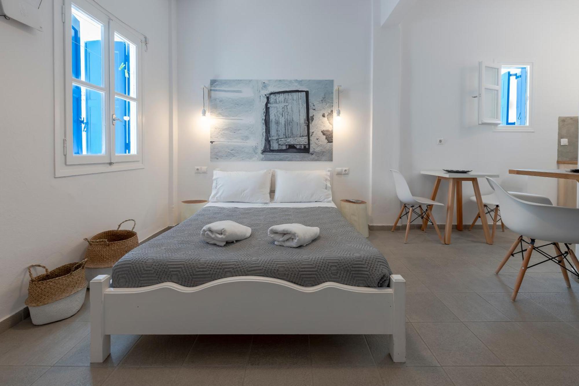 White And Grey Chora Apartment Mykonos Town Luaran gambar