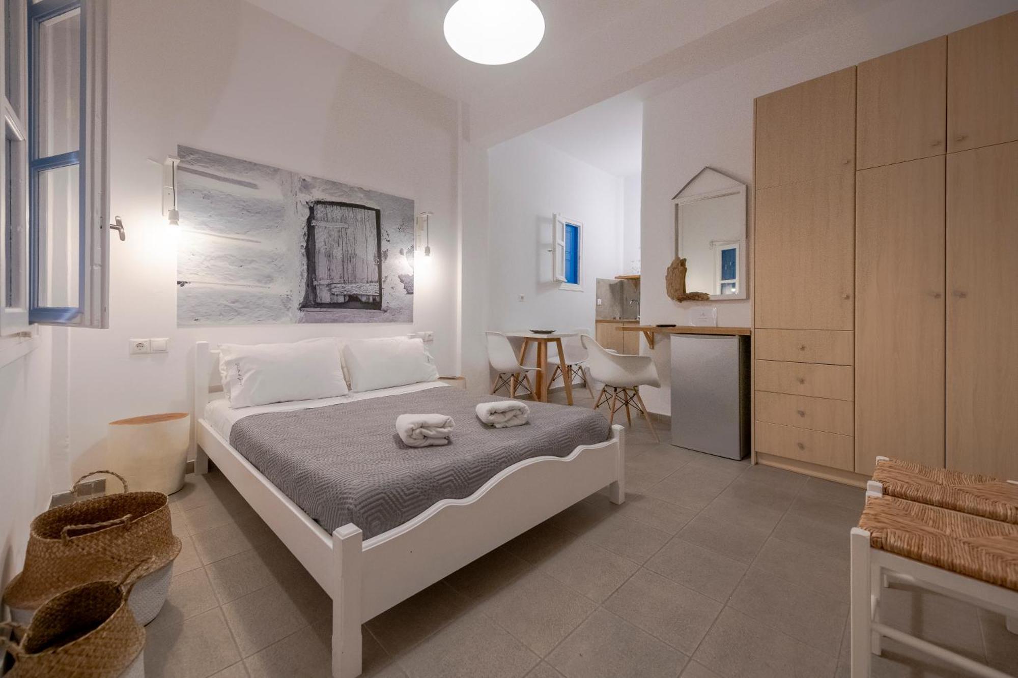 White And Grey Chora Apartment Mykonos Town Luaran gambar