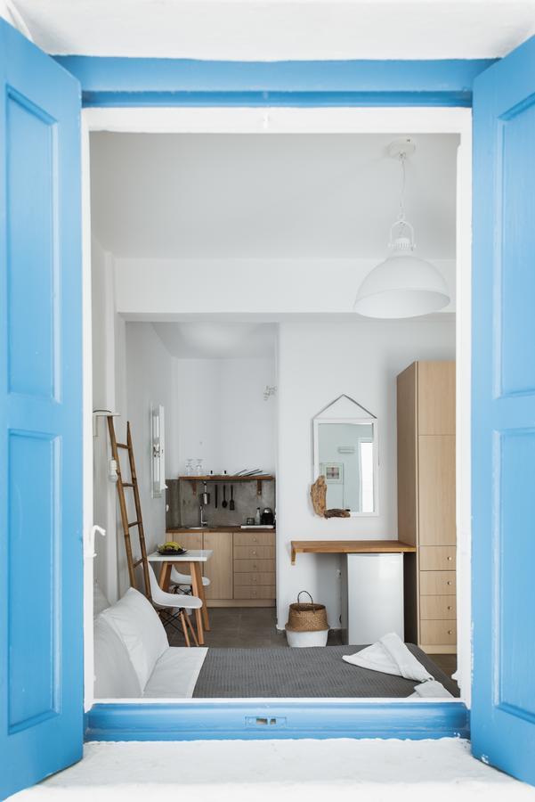 White And Grey Chora Apartment Mykonos Town Luaran gambar