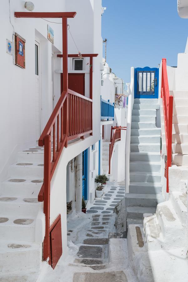White And Grey Chora Apartment Mykonos Town Luaran gambar