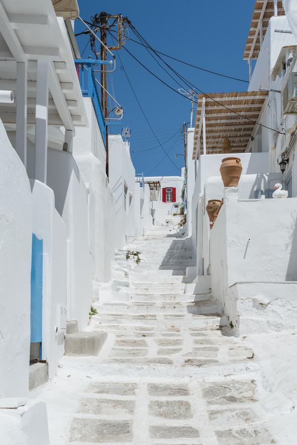 White And Grey Chora Apartment Mykonos Town Luaran gambar