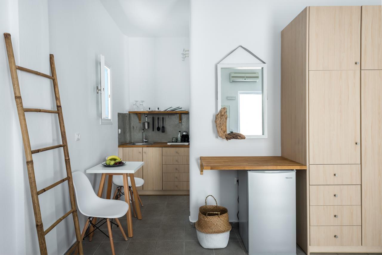 White And Grey Chora Apartment Mykonos Town Luaran gambar